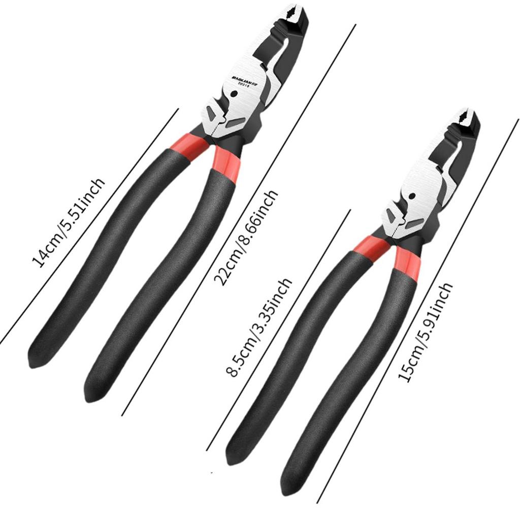 Screw Extractor Pliers Repair Electricians Tools Sturdy Premium Portable Multifunctional Home Improvement Linesman Pliers