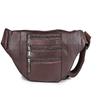 Noora Brown Leather Waist Bag & Pouch For Men's and Women's