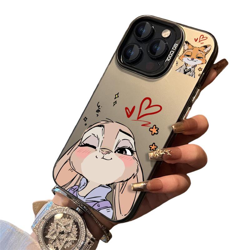Judy Rabbit Silver Phone Case for Apple iPhone 12 Pro Max/13/14/15 Plus/16/17