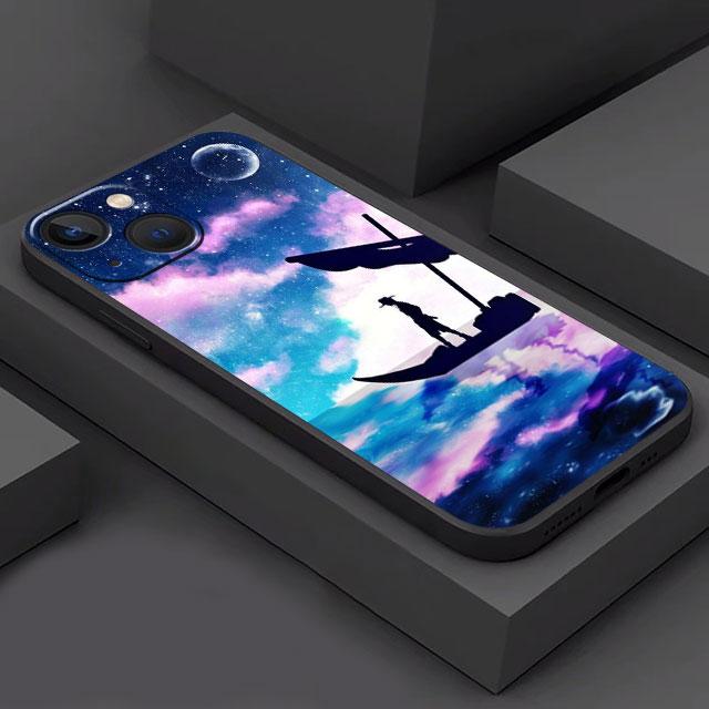 1 Pieces Anime Case for Apple iPhone XS X 8 14 Plus XR 12 Mini 7 SE 13 Pro Max 6s 11 14 Pro Max 13pro Ones Luxury Silicone Cover