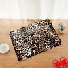 1pc 2D Flat Leopard Print Wild Animal Fashion Flannel Area Rug Non Slip Trendy Decor Carpet For Living Room Bedroom Floor