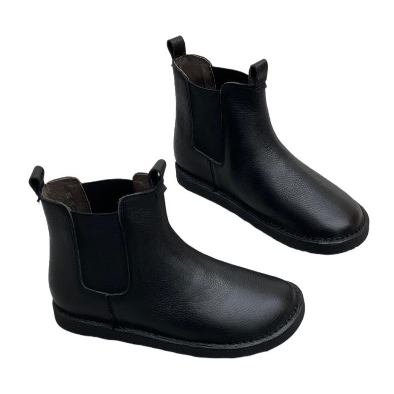 Damenstiefel im neuen Stil, flache Stiefeletten, kurze Stiefel, Damenschuhe, rutschfeste Schuhe