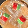 Wassermelonen-Würfel Stressabbau-Spielzeug Sommer-Wassermelonen-Quetschspielzeug Weicher Dehnbarer Transparenter Würfel Sensorisches Entspannungsspielzeug Mitgebsel für Partys