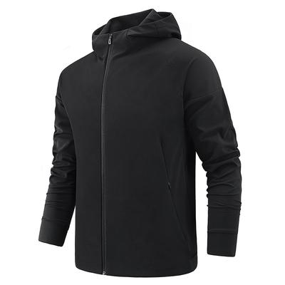 Men's Outdoor Sports Windbreaker Jacket with Lightweight and Windproof Body, Casual and Fashionable