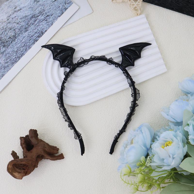 Halloween Masquerade Bat Wings Headband: Cosplay & Party Accessory