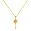 Fade-Resistant Stylish Key Necklace for Women - Chic & Versatile Summer Accessory with High-End Appeal