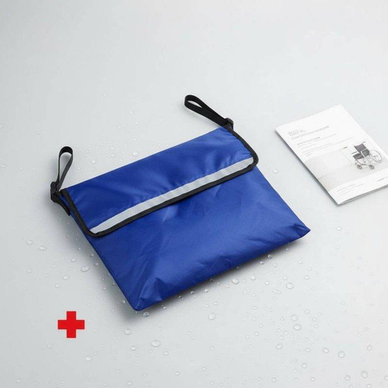 Wheelchair Storage Bag Adjustable Straps Wheelchair Back Pouch Mobility Aid Storage Bag Water-Resistant Mobility Aid Accessory