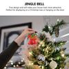 6pcs Plastic Xmas Hanging Decorations Plastic Bells Reusable Home Christmas Tree Bell Bells Decoration Gifts