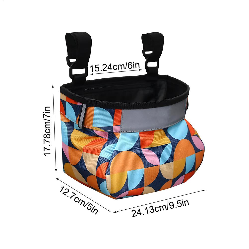 Bicycle Handlebag Multifunctional Bicycle Basket Kids  Riding Storage Hanging Bag Large Capacity Bike Storage Front Tube Bags