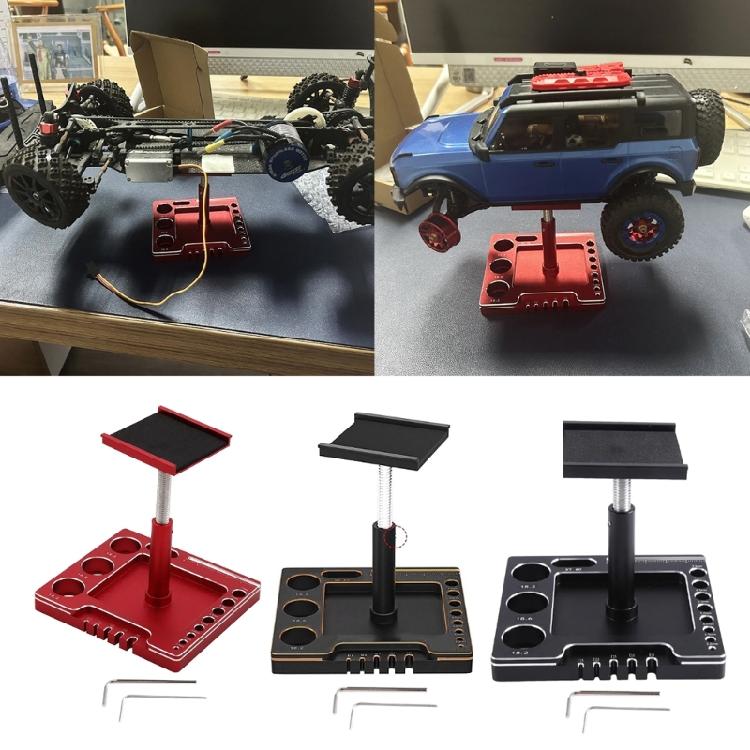 Aluminum Remote Control Car Stand Work Station Repair Tool for TRX4M SCX24 FCX24 1/14 1/16