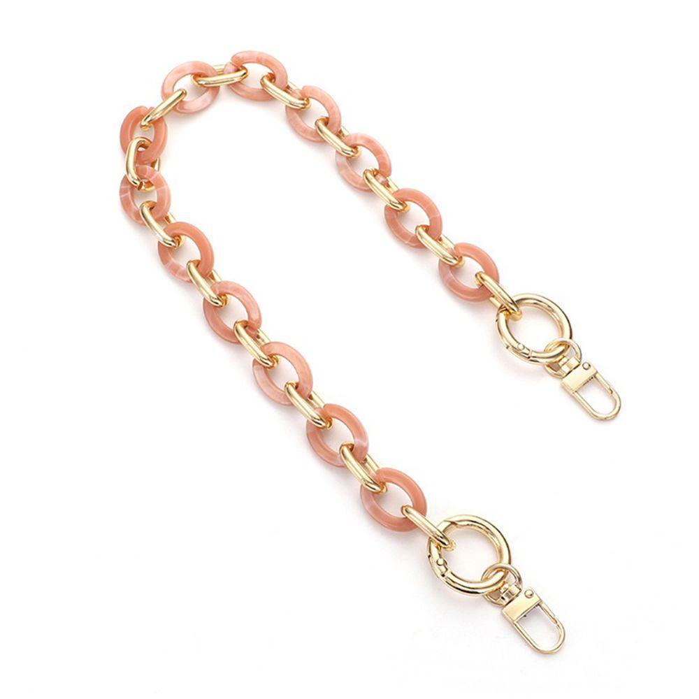 Replaceable DIY Removable Bag Handle Hardware Bag Chain Crossbody Bag Belt Acrylic Purse Strap
