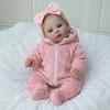 Lifelike 18 Inch Simulation Reborn Doll Meadow Full Vinyl Cloth Body Optional Newborn Dolls Hand Painted Hair Rebirth Doll for Children's Holiday Gift