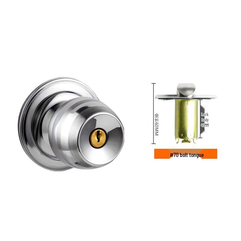 Dewish Stainless Steel Spherical Door Lock