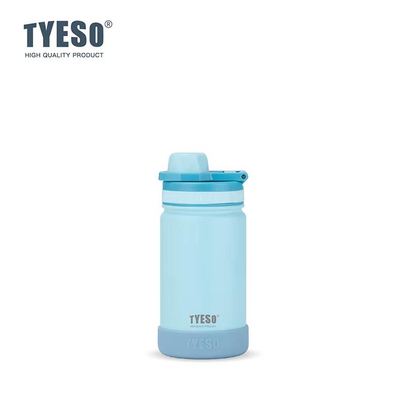 TYESO 420ML Outdoor Sports Kettle Portable Water Cup with Non-slip Thick Cover Leakproof Lightweight Hot Cold Drink Bottle