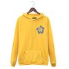 Womens Oversized Streetwear Hoodie With Floral Numeric Letter Print Long Sleeve Pullover