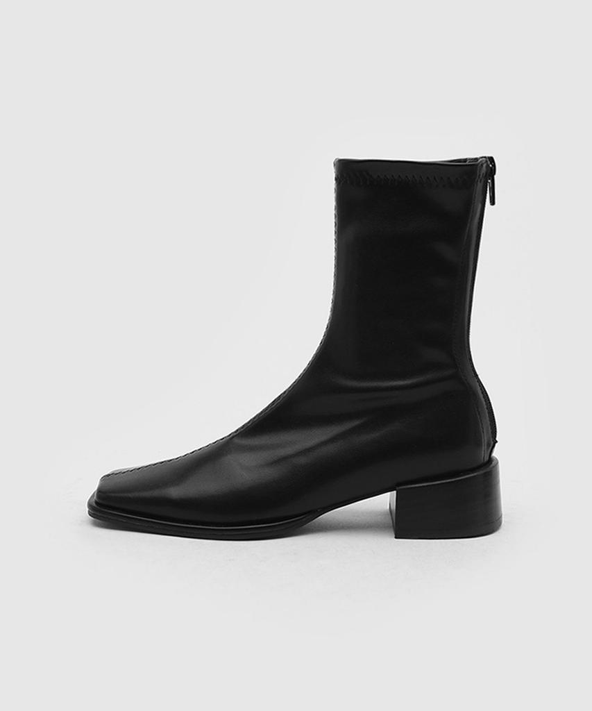 Sappun Diane Square Ankle Boots (4Cm)