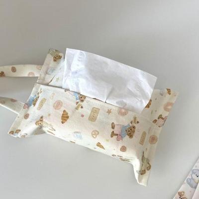 Korean Style High Appearance Value Bow Knot Tissue Bag for Wall or Bathroom Decor