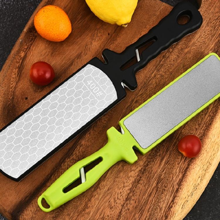 Double Sided Knife Sharpener Kitchen Diamond Grits Sharpener Easily Use