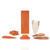 Schneidset - Kanten - v3 trendline profi set - Farbe orange - 8 Teile - modernes Design