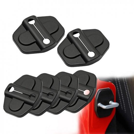 Door Lock Protector Cover Trim For Jeep Wrangler JL Gladiator JT 18+ Accessories