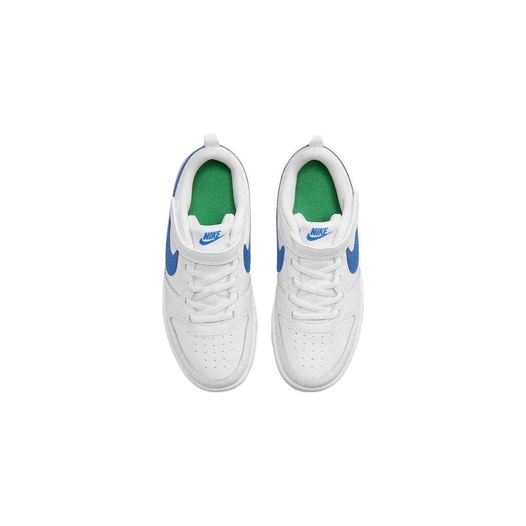 (PS) Nike Court Borough Low 2 'White Photo Blue' Kids' BQ5451-123