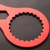 Aluminum Alloy Bicycles Crankset Wrench Tool with Rubber Grip Cycling Repair Maintenance Bicycles Bottom Bracket Wrench