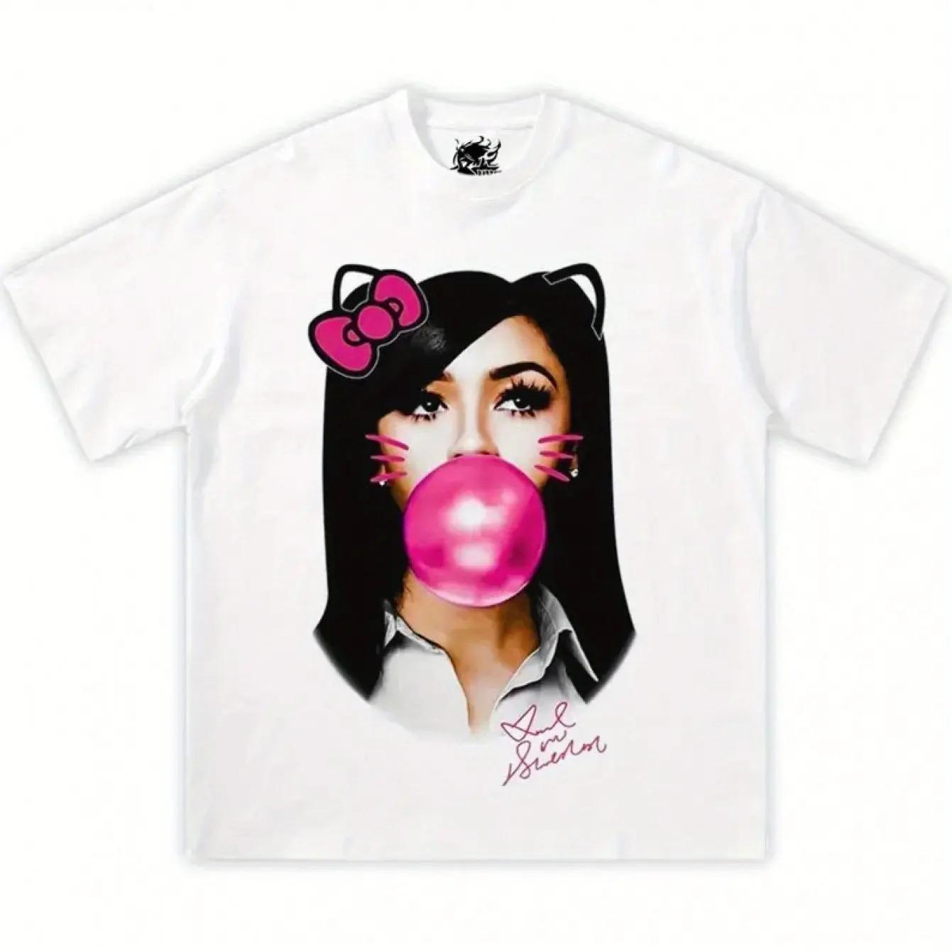 

inspired Cotton T-Shirt Unisex Summer New Vintage Fashion Streetwear 4XL