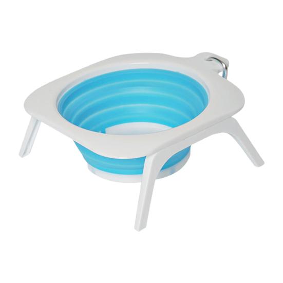Bowl Foldable Dog Bowl with Stand Easy To Clean Pet Food Water Bowl