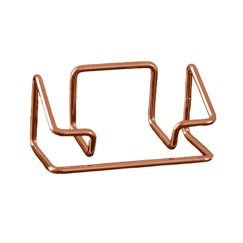 Professional Metal Card Organiser For Business Meeting And Conference Desktop Business Card Display Stand Hold 70 Sheets