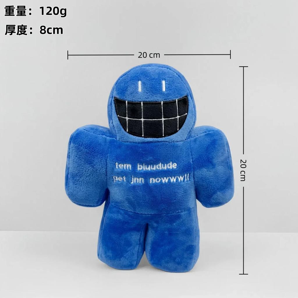 NEW Forsaken Two Time Plush Cartoon Two-Time Plushie Game Peripherals Stuffed Doll Soft Home Decoration Kids Birthday Gift