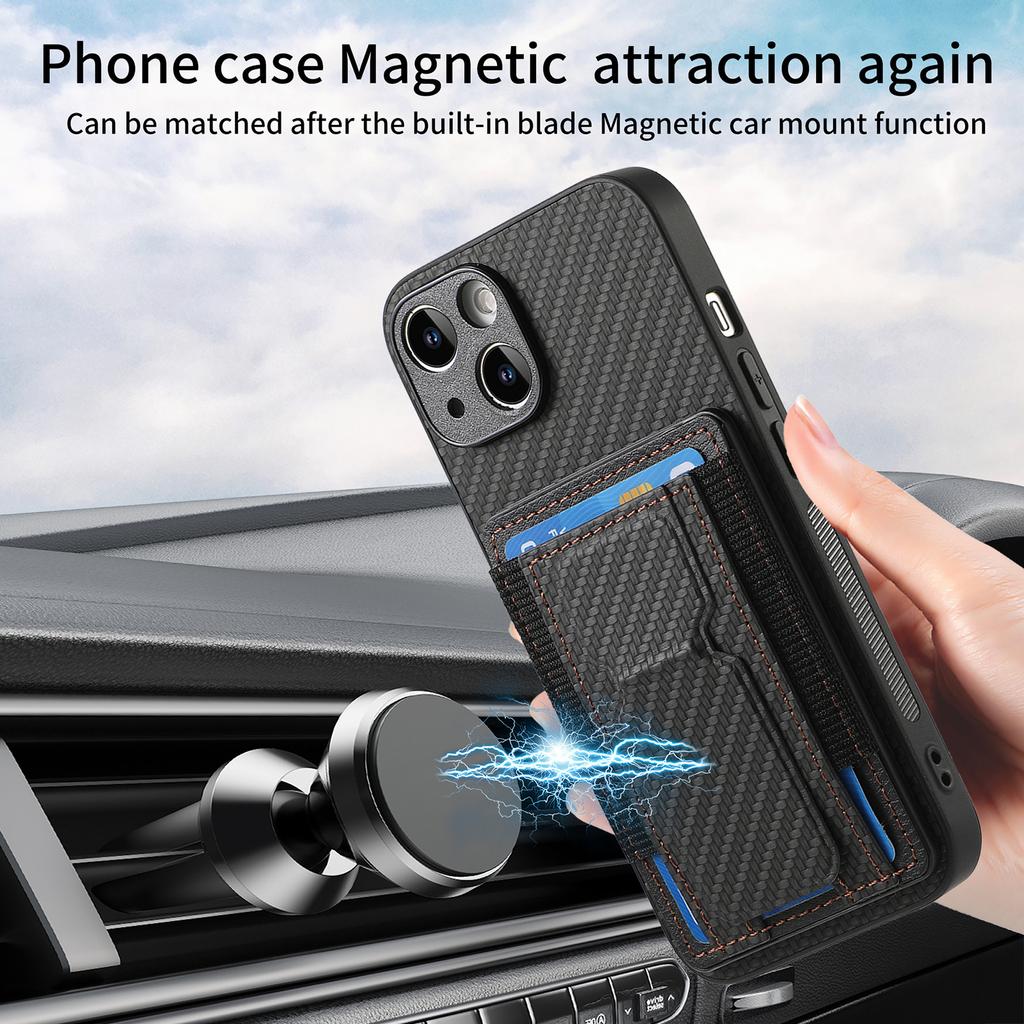 Applicable IPhone 16 Pro Mobile Phone Case Hidden Bracket 14Plus All-inclusive Card Apple 15Pro Protective Case