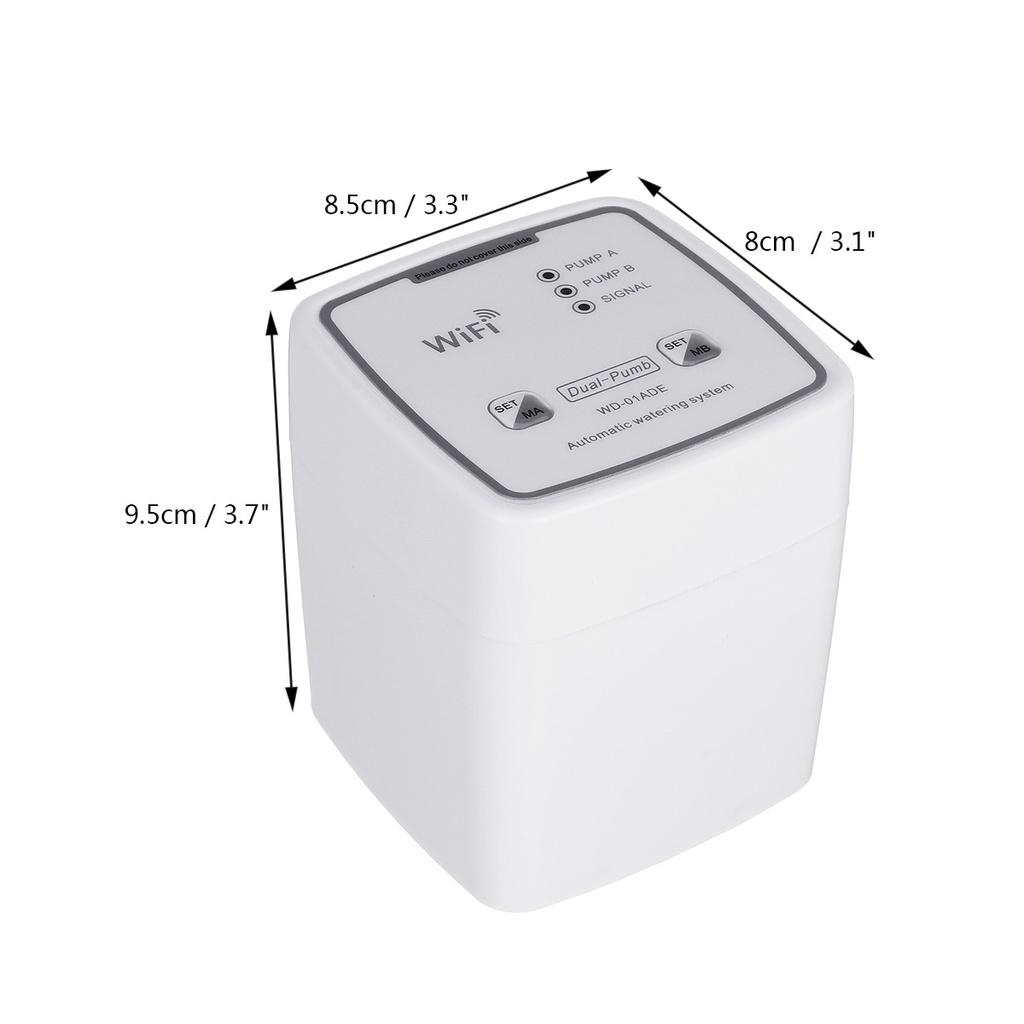 Double Pump Intelligent Garden Watering Device Mobile APP Control Automatic Drip Irrigation Flowers Plant Home Sprinkler Kit New 3.6W