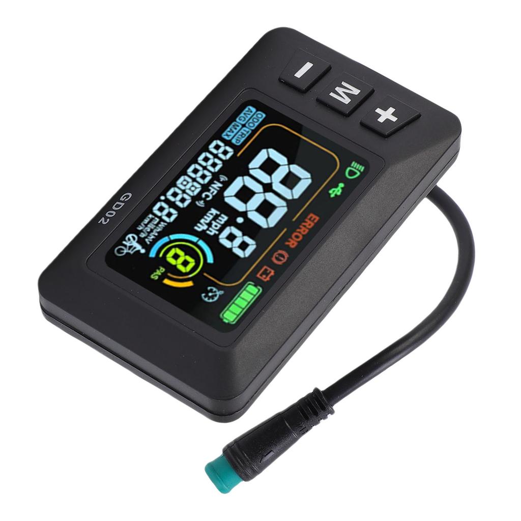 Electric Bike LCD Display High Definition Backlit Color Screen Water Proof Connector Electric Scooter Display Panel