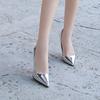 Ladies Stiletto Shoes Pointed Toe Sexy Catwalk Banquet 12cm Heel WZ