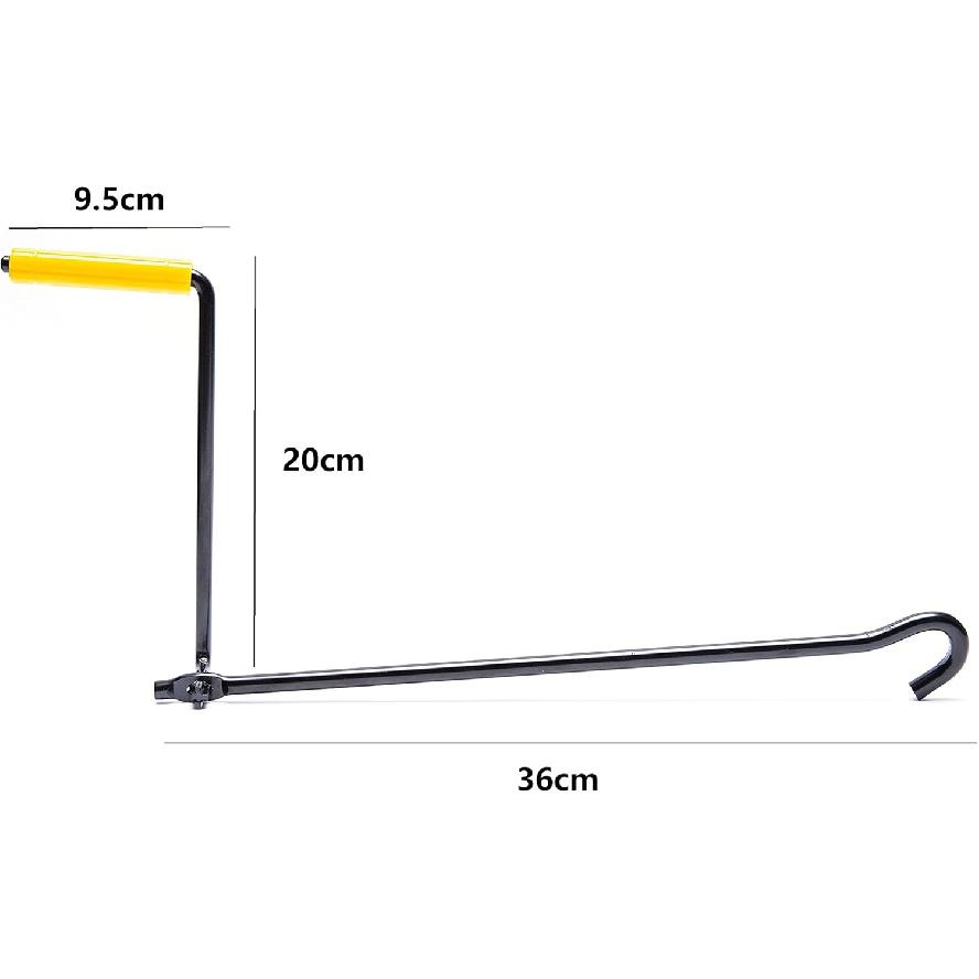 Metal Steel Car Truck Jack Lug Handle Wrench Auto Repair Tool