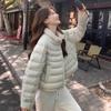 White duck down short ribs down jacket for women, versatile in winter, not picky, loose coat looks good