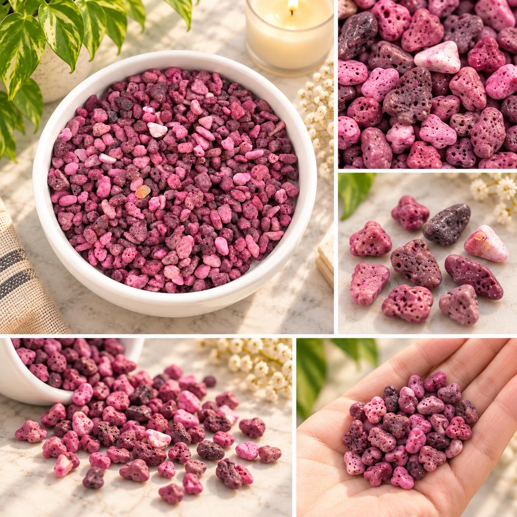 7mm-9mm Ruby Crystal Chips Polished Gemstone Gravel for Jewelry Making Resin Art DIY Crafts and Home Decoration