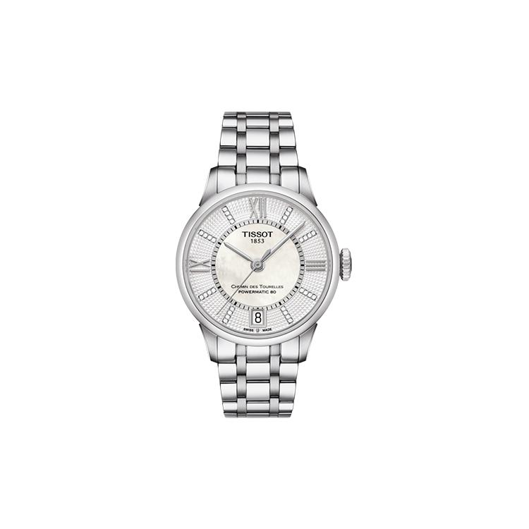 TISSOT Women s Tourelles Collection Watch T099.207.11.116.00 Silver Strap