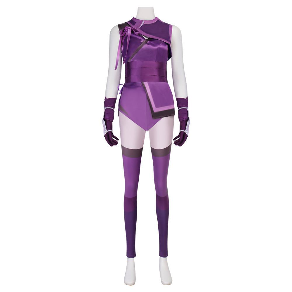Mortal Kombat Mileena Costume With Polyester Fabric For Game Cosplay And Party Events