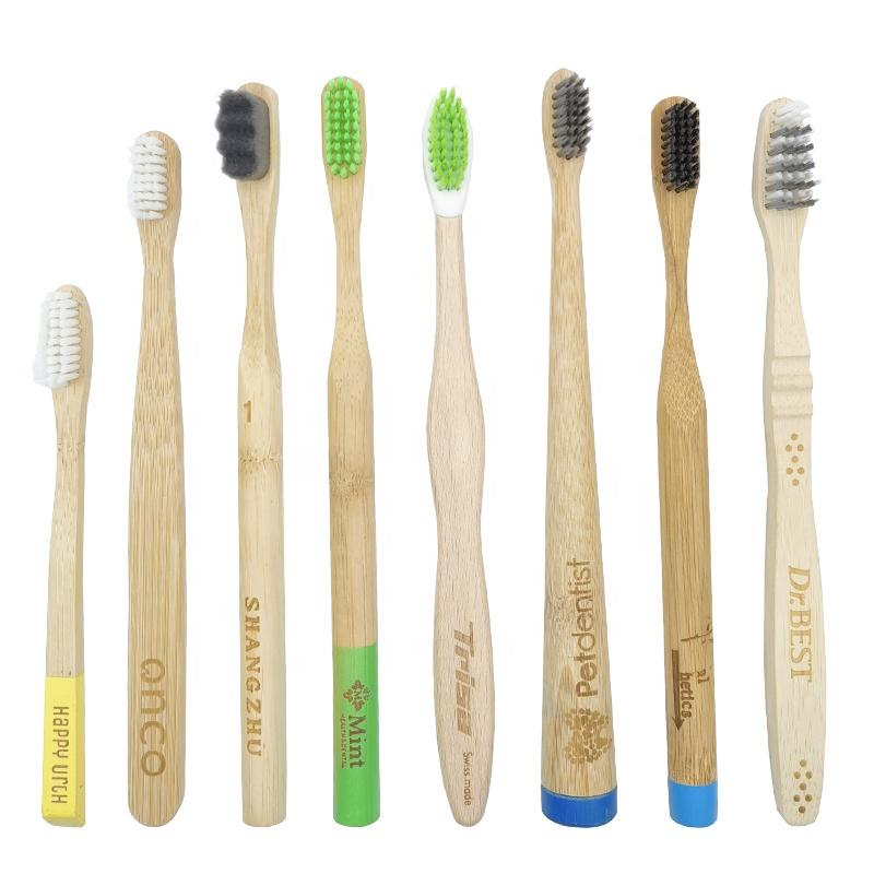 Free Sample Cheap Personalized Disposable Round  Toothbrush for Hotel Travel with Manufacturer Custom logo Set чёрный