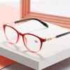 New Round Frame Presbyopia Glasses Metal Eyeglass Frame Hd Lenses 1.0 To 6.0 Reading Glasses Farsightedness Glasses