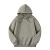 Autumn and Winter New Pure Cotton Solid Color Loose Casual Sports Jacket with Thick Fleece Hooded Sweatshirt