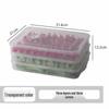 ZISIZ Multi-Layer Refrigerator Dumpling & Food Storage Box