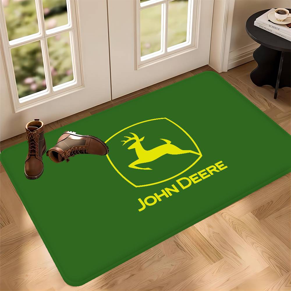 J-John-Logo-Deeres Floor Mat Rectangle Anti-slip Home Soft Badmat Front Door Indoor Outdoor Mat Welcome Doormat