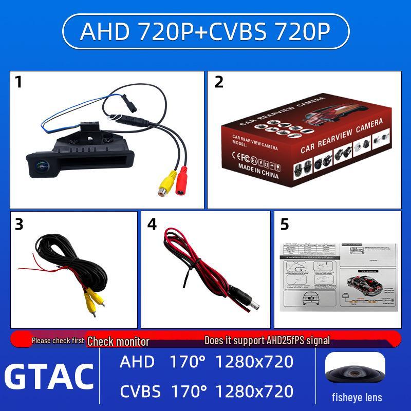Waterproof HD Rear View Backup Camera for BMW 5 Series (2008/2010)