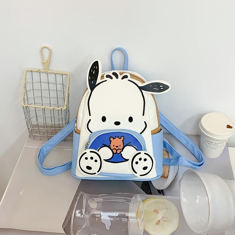 Hello Kitty Girls Mini Backpack With Cartoon Pu Material For Casual Daily Use
