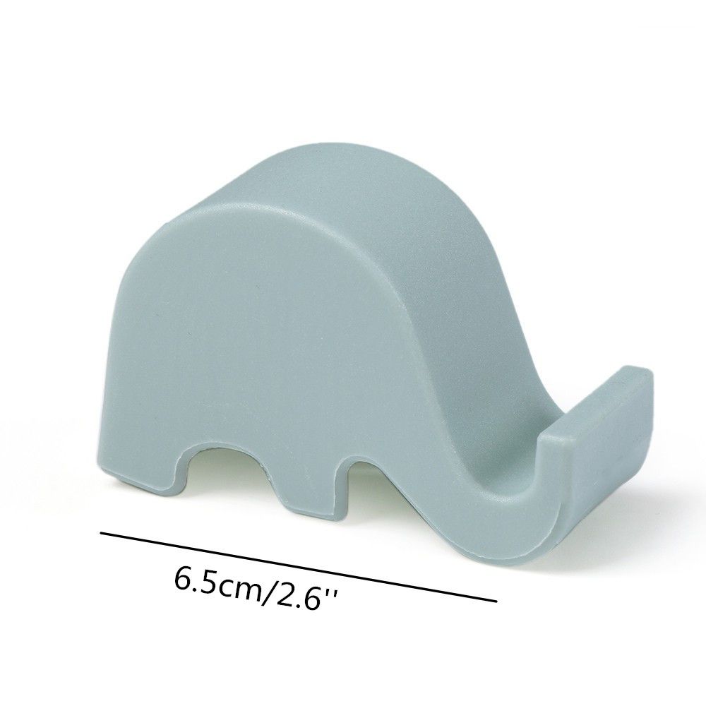 Cute Desktop Stand Lazy Bracket Cartoon Multifunction Phone Holder Mini Elephant
