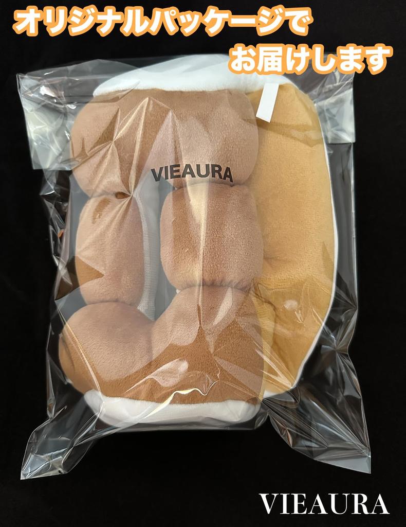 VIEAURA Tissue Box Cover, Bread Tissue Box Cover, Stylish Tissue Case, Plush Toy, Cute and Lifelike Bread