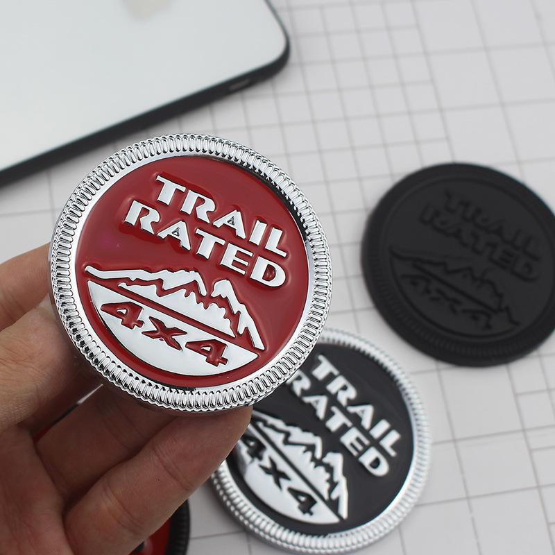 Jeep Off-road Compass Wrangler 4X4 Snow Mountain Metal Emblem Sticker