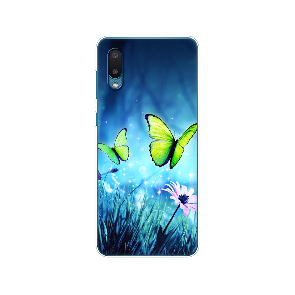 For Samsung A02 M02 Cover Soft Silicon Tpu Phone Back Case For Samsung Galaxy A02 Galaxy M02 SM-A022G A022 Bumper 6.5inch Flower